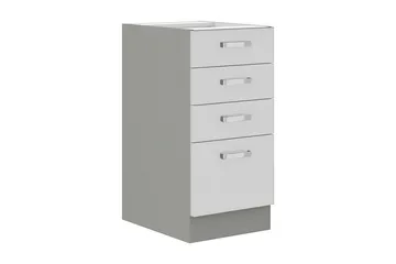 Bianco Kaappi laatikoilla 40x52x82 cm - Säilytys - Kaappi - Säilytyskaappi