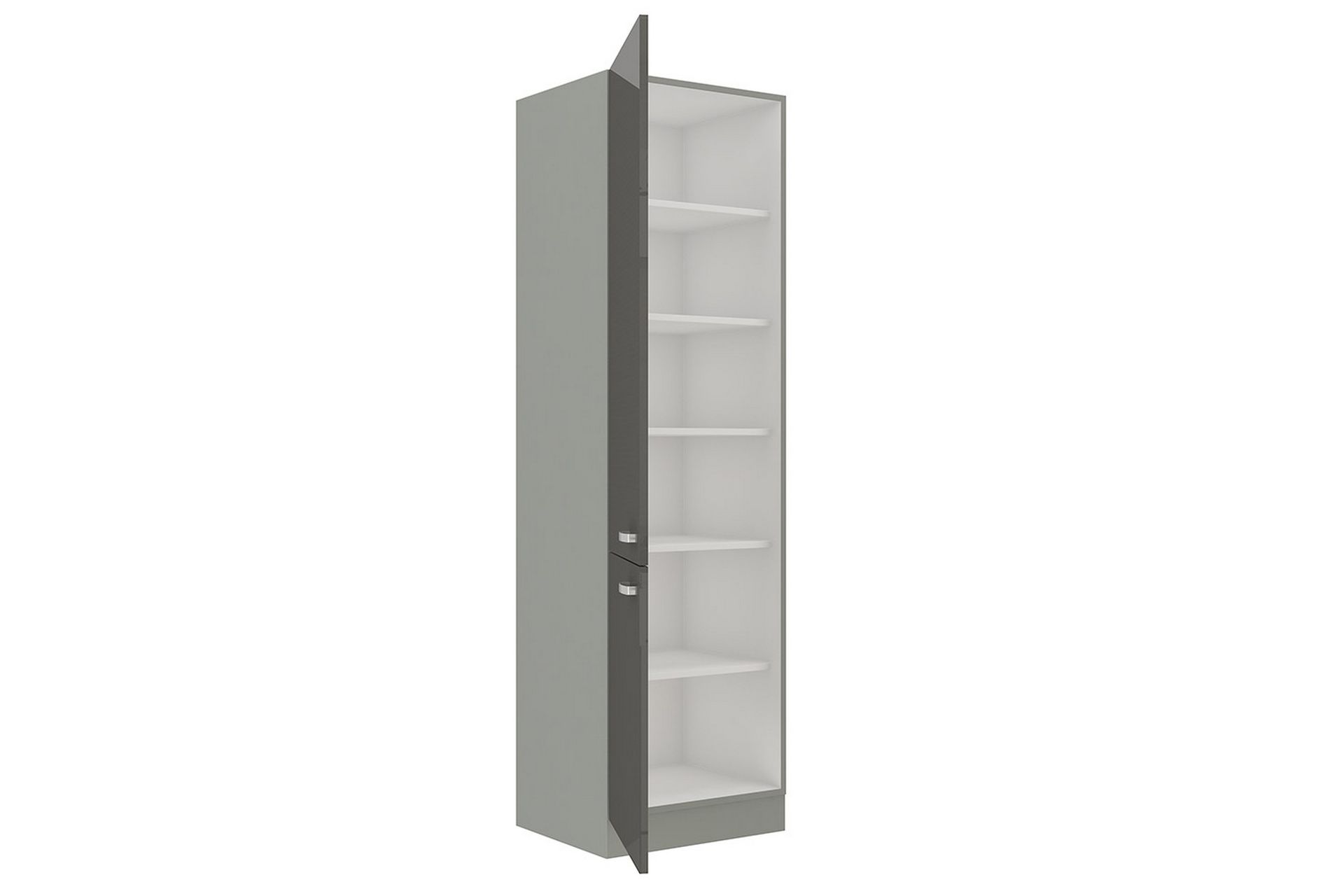 Bianco Kaappi ovilla 60x57x210 cm - Säilytys - Kaappi - Säilytyskaappi