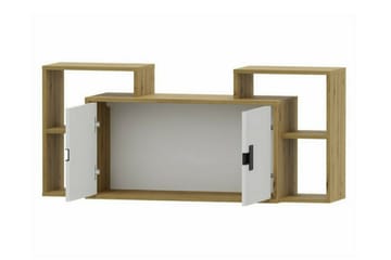Castlebay Highboard Grey High Gloss - Säilytys - Kaappi - Säilytyskaappi