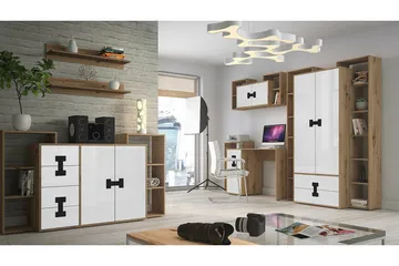 Castlebay Highboard White - Säilytys - Kaappi - Säilytyskaappi