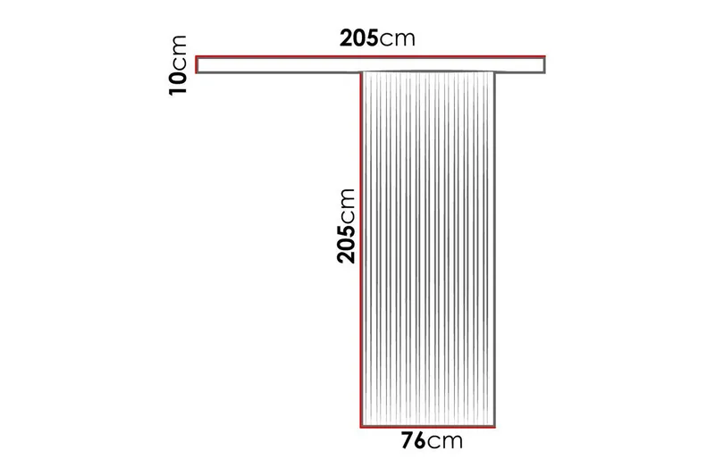 Clonmore Highboard Black - Talo & remontointi - Rakentaminen - Ovet - Liukuovi