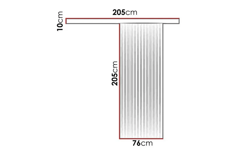 Clonmore Highboard Black - Talo & remontointi - Rakentaminen - Ovet - Liukuovi