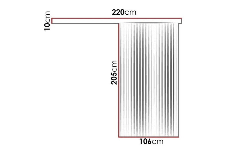 Clonmore Highboard Black - Talo & remontointi - Rakentaminen - Ovet - Liukuovi
