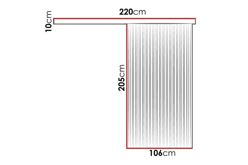 Clonmore Highboard Black - Talo & remontointi - Rakentaminen - Ovet - Liukuovi