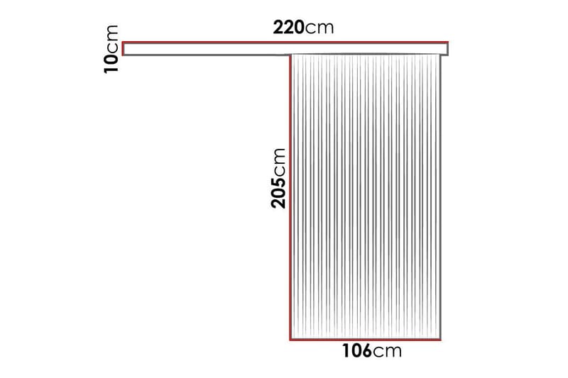 Clonmore Highboard Black - Talo & remontointi - Rakentaminen - Ovet - Liukuovi