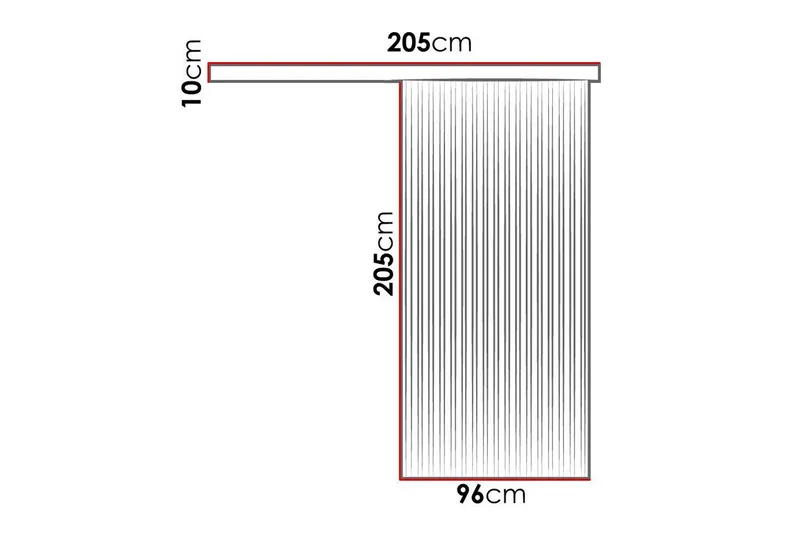 Clonmore Highboard Black - Talo & remontointi - Rakentaminen - Ovet - Liukuovi