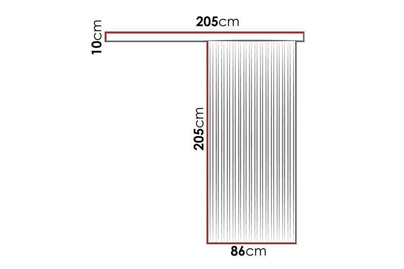 Clonmore Highboard Black - Talo & remontointi - Rakentaminen - Ovet - Liukuovi