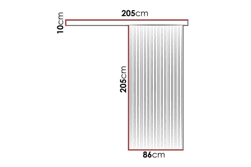 Clonmore Highboard Black - Talo & remontointi - Rakentaminen - Ovet - Liukuovi