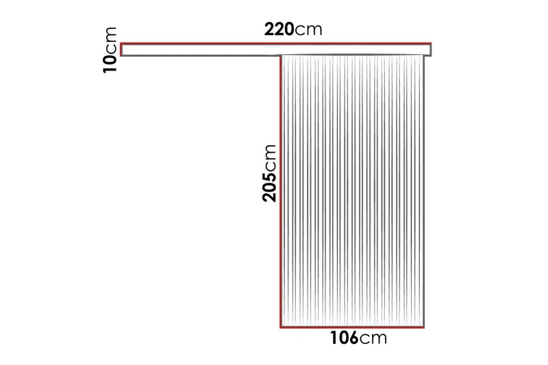 Clonmore Highboard Black - Talo & remontointi - Rakentaminen - Ovet - Liukuovi