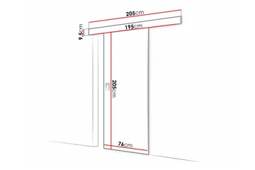 Clonmore Highboard Graphite - Talo & remontointi - Rakentaminen - Ovet - Liukuovi