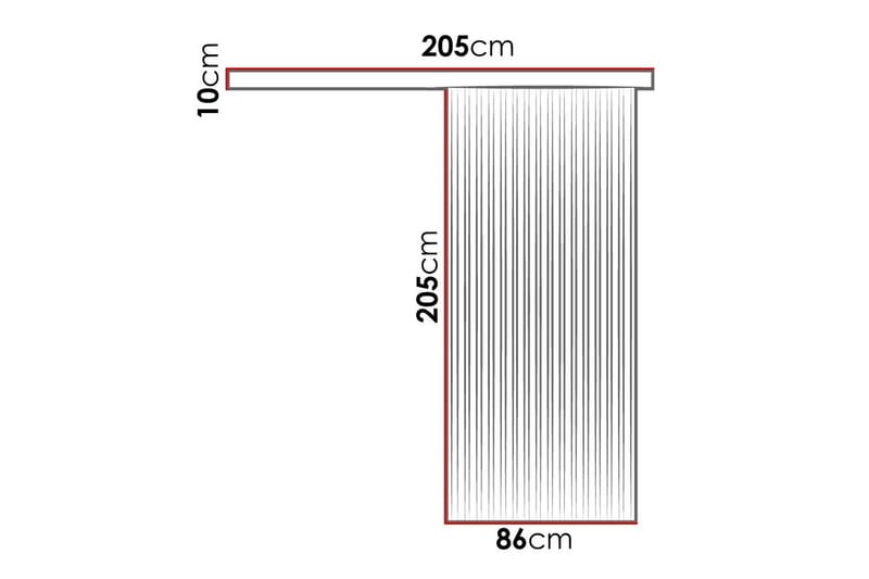 Clonmore Highboard White - Talo & remontointi - Rakentaminen - Ovet - Liukuovi