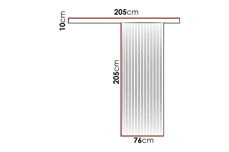 Clonmore Highboard White - Talo & remontointi - Rakentaminen - Ovet - Liukuovi
