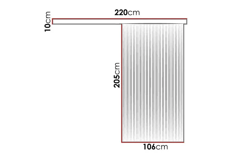 Clonmore Highboard White - Talo & remontointi - Rakentaminen - Ovet - Liukuovi