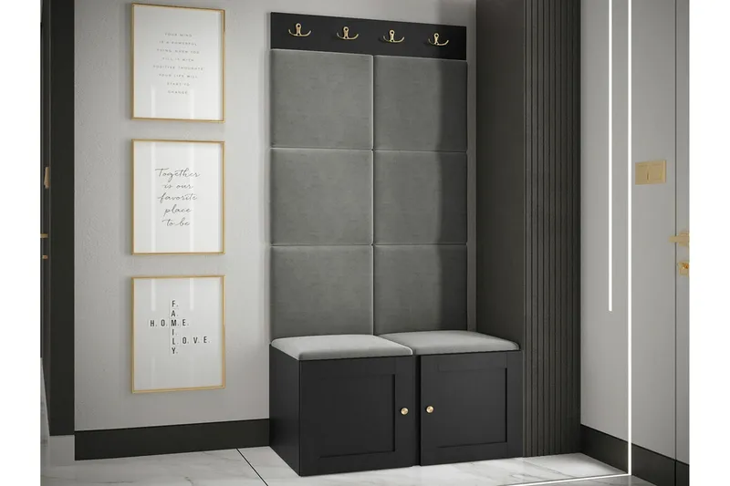 Dunvegan Highboard Black - Säilytys - Kaappi - Säilytyskaappi