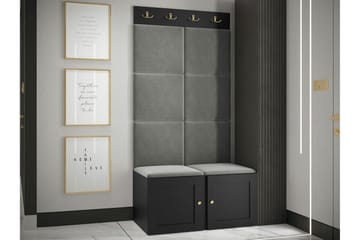Dunvegan Highboard Black - Säilytys - Kaappi - Säilytyskaappi