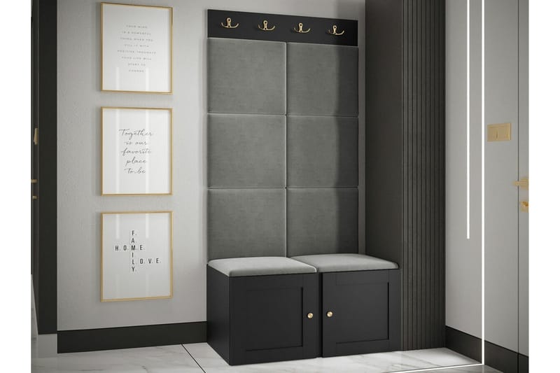 Dunvegan Highboard Black - Säilytys - Kaappi - Säilytyskaappi