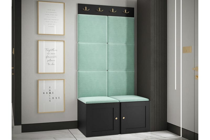 Dunvegan Highboard Black - Säilytys - Kaappi - Säilytyskaappi