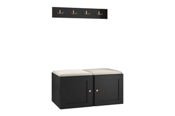 Dunvegan Highboard Black - Säilytys - Kaappi - Säilytyskaappi