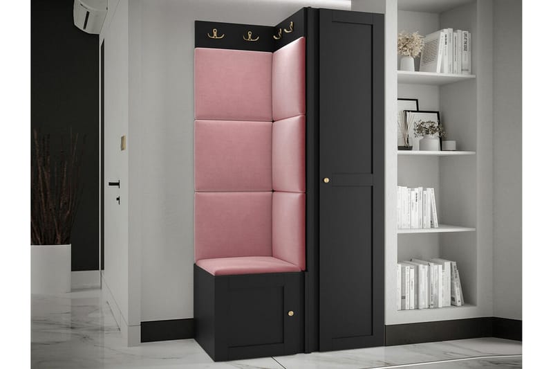 Dunvegan Highboard Black - Säilytys - Kaappi - Säilytyskaappi