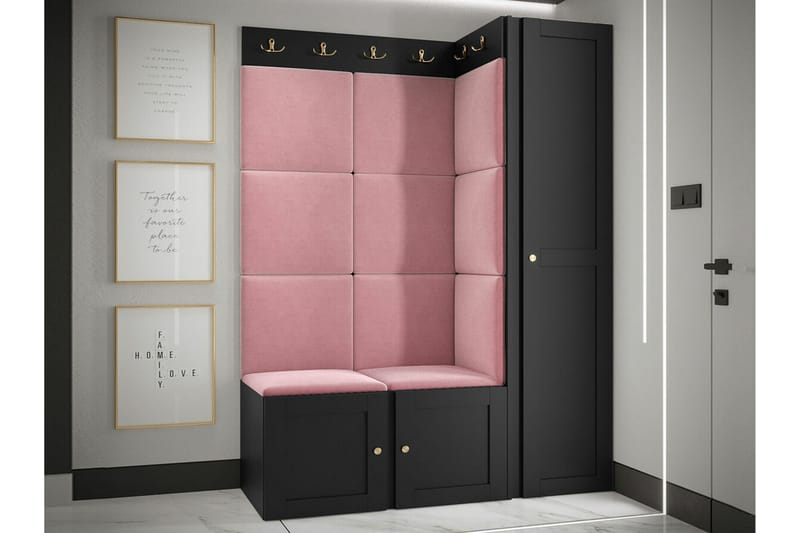 Dunvegan Highboard Black - Säilytys - Kaappi - Säilytyskaappi