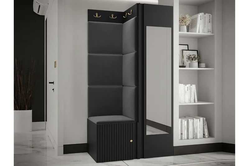 Dunvegan Highboard Black - Säilytys - Kaappi - Säilytyskaappi