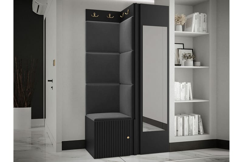 Dunvegan Highboard Black - Säilytys - Kaappi - Säilytyskaappi