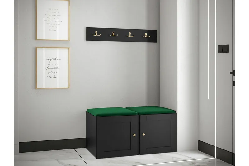Dunvegan Highboard Black - Säilytys - Kaappi - Säilytyskaappi