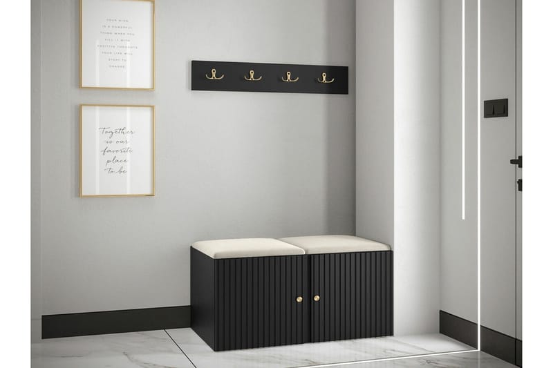 Dunvegan Highboard Black - Säilytys - Kaappi - Säilytyskaappi