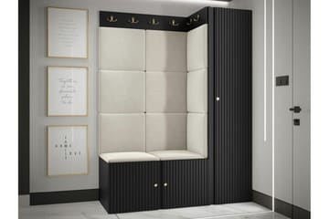 Dunvegan Highboard Black - Säilytys - Kaappi - Säilytyskaappi