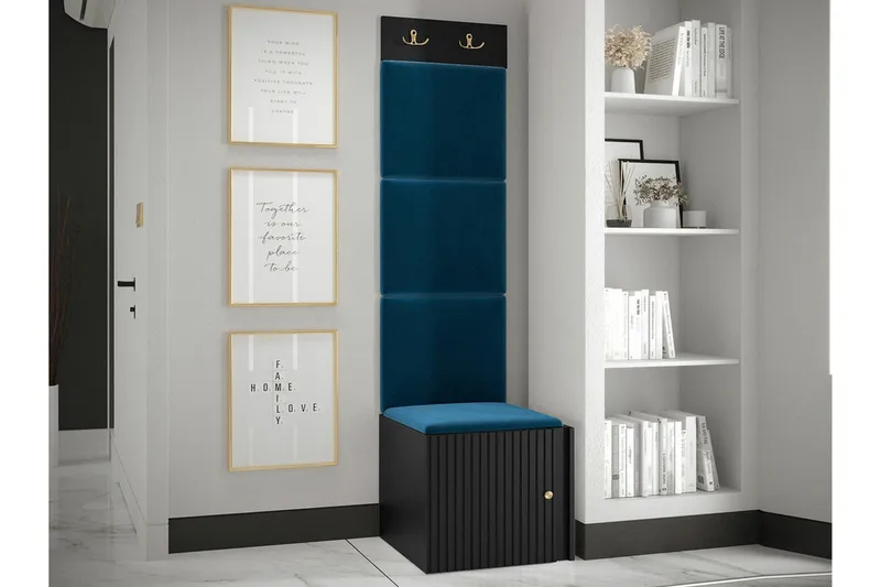 Dunvegan Highboard Black - Säilytys - Kaappi - Säilytyskaappi