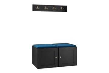 Dunvegan Highboard Black - Säilytys - Kaappi - Säilytyskaappi