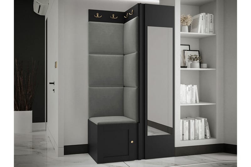 Dunvegan Highboard Black - Säilytys - Kaappi - Säilytyskaappi