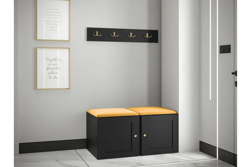 Dunvegan Highboard Black - Säilytys - Kaappi - Säilytyskaappi
