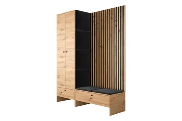 Dunvegan Highboard Black - Säilytys - Kaappi - Säilytyskaappi