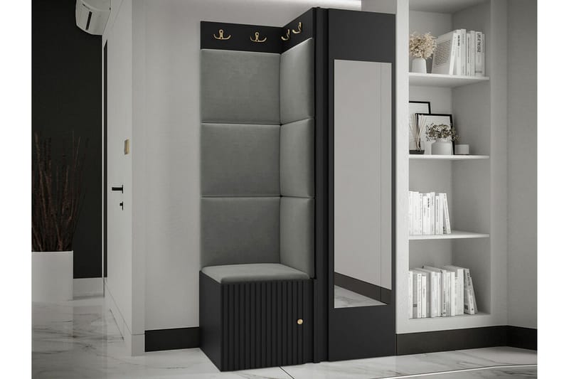 Dunvegan Highboard Black - Säilytys - Kaappi - Säilytyskaappi