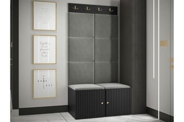 Dunvegan Highboard Black - Säilytys - Kaappi - Säilytyskaappi