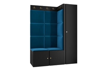 Dunvegan Highboard Black - Säilytys - Kaappi - Säilytyskaappi