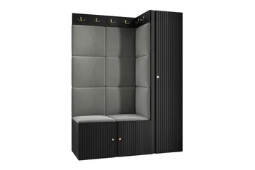 Dunvegan Highboard Black - Säilytys - Kaappi - Säilytyskaappi