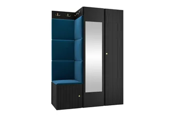 Dunvegan Highboard Black - Säilytys - Kaappi - Säilytyskaappi