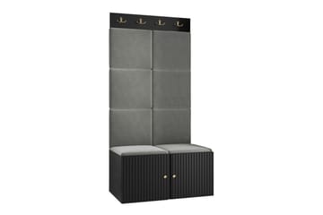 Dunvegan Highboard Black - Säilytys - Kaappi - Säilytyskaappi