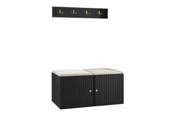 Dunvegan Highboard Black - Säilytys - Kaappi - Säilytyskaappi