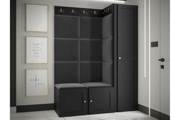 Dunvegan Highboard Black - Säilytys - Kaappi - Säilytyskaappi