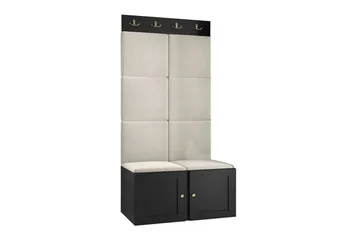 Dunvegan Highboard Black - Säilytys - Kaappi - Säilytyskaappi
