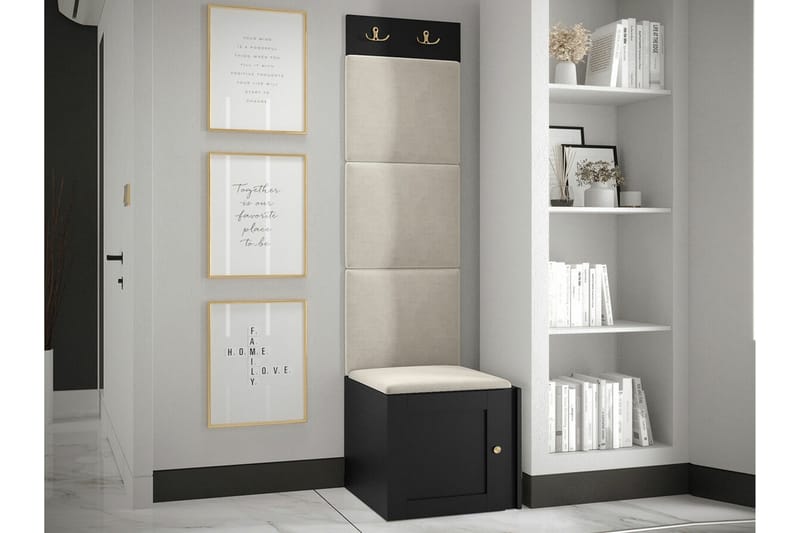 Dunvegan Highboard Black - Säilytys - Kaappi - Säilytyskaappi