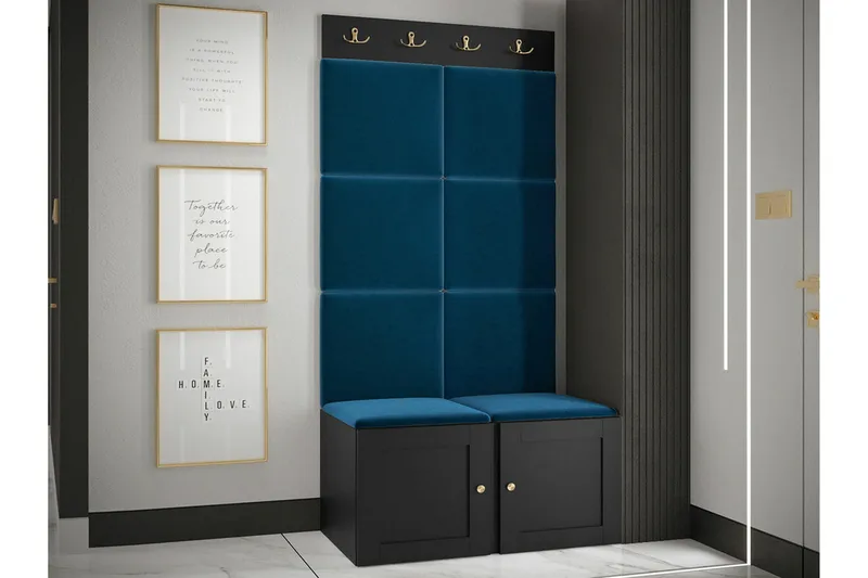 Dunvegan Highboard Black - Säilytys - Kaappi - Säilytyskaappi