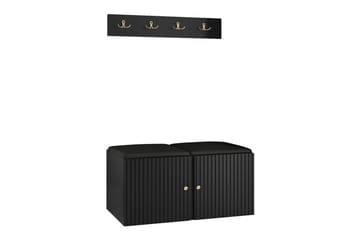 Dunvegan Highboard Black - Säilytys - Kaappi - Säilytyskaappi