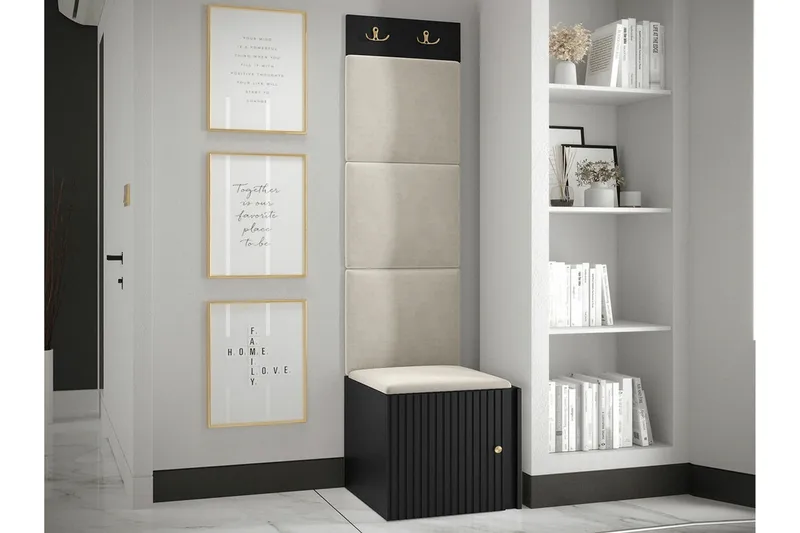 Dunvegan Highboard Black - Säilytys - Kaappi - Säilytyskaappi