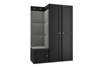 Dunvegan Highboard Black - Säilytys - Kaappi - Säilytyskaappi