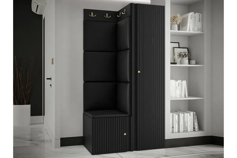 Dunvegan Highboard Black - Säilytys - Kaappi - Säilytyskaappi