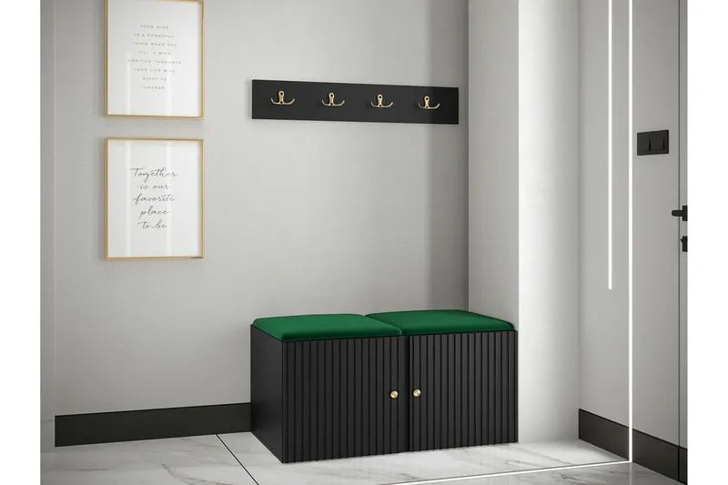 Dunvegan Highboard Black - Säilytys - Kaappi - Säilytyskaappi